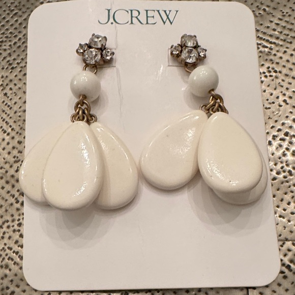 NWT J. Crew Fancy Teardrop Earrings - Picture 3 of 4